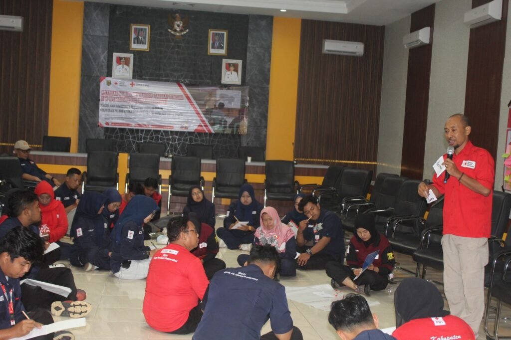 Didukung JRCS, PMI Sukabumi Tingkatkan Kapasitas Manajemen Tanggap Darurat Bencana dan Posko