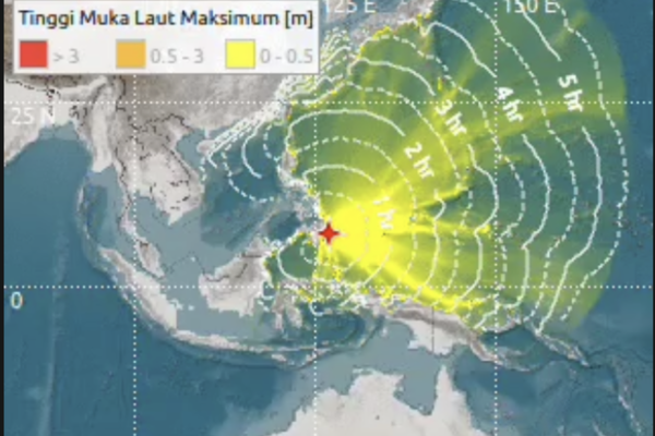 Dasar Laut Filipina Terangkat 2 Meter Pasca Gempa Besar